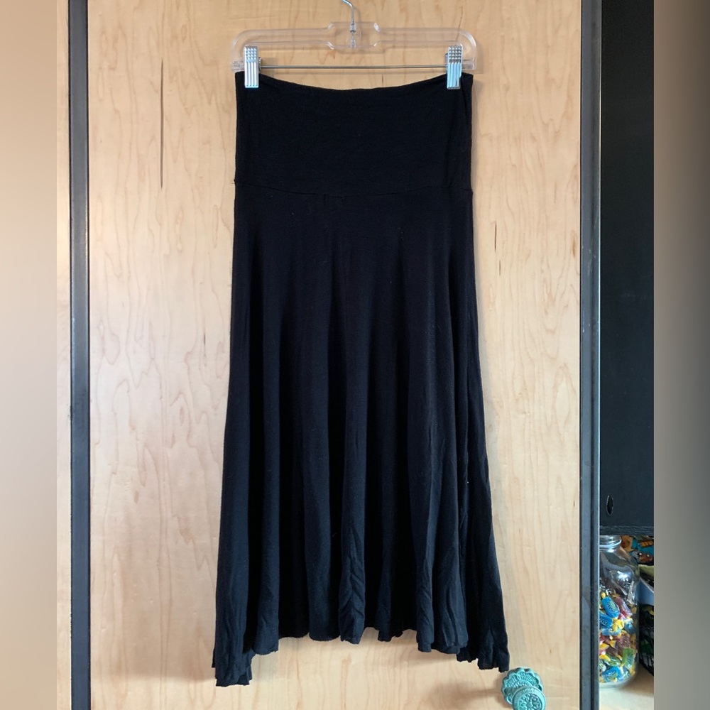 Popular Basics black maxi skirt, small